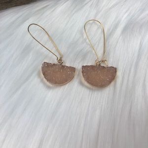 New fashion earrings. Light rhinestone. Dangle